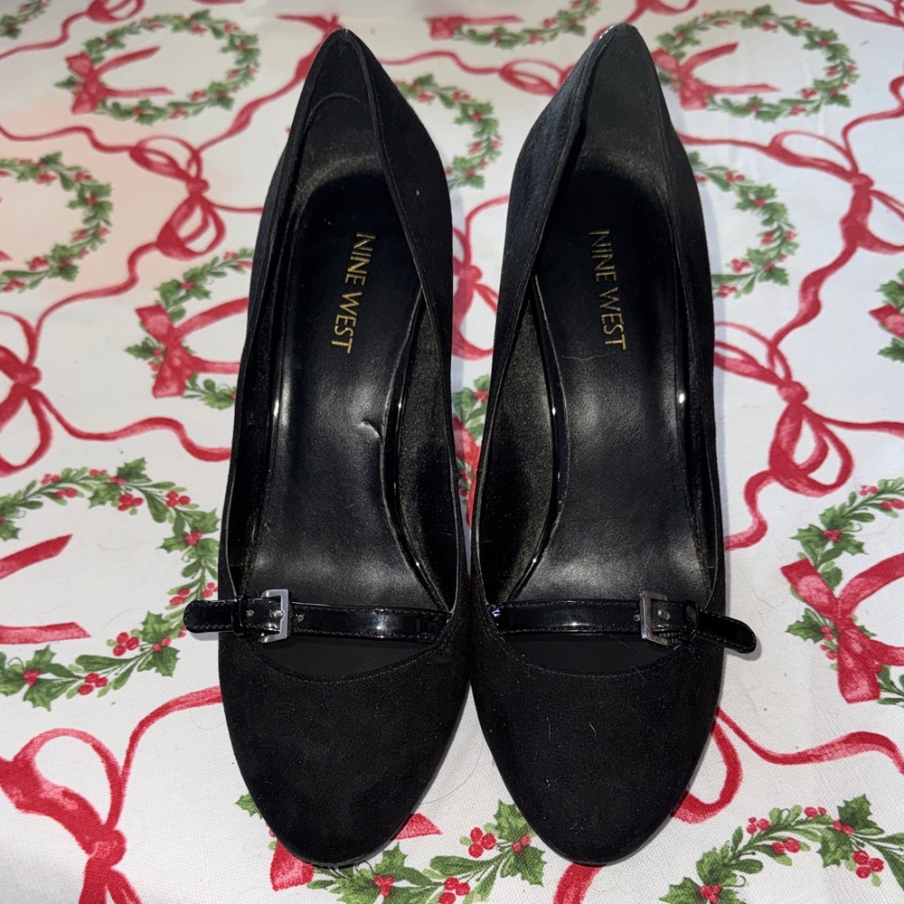 Nine West Black Buckle Women's Shoes